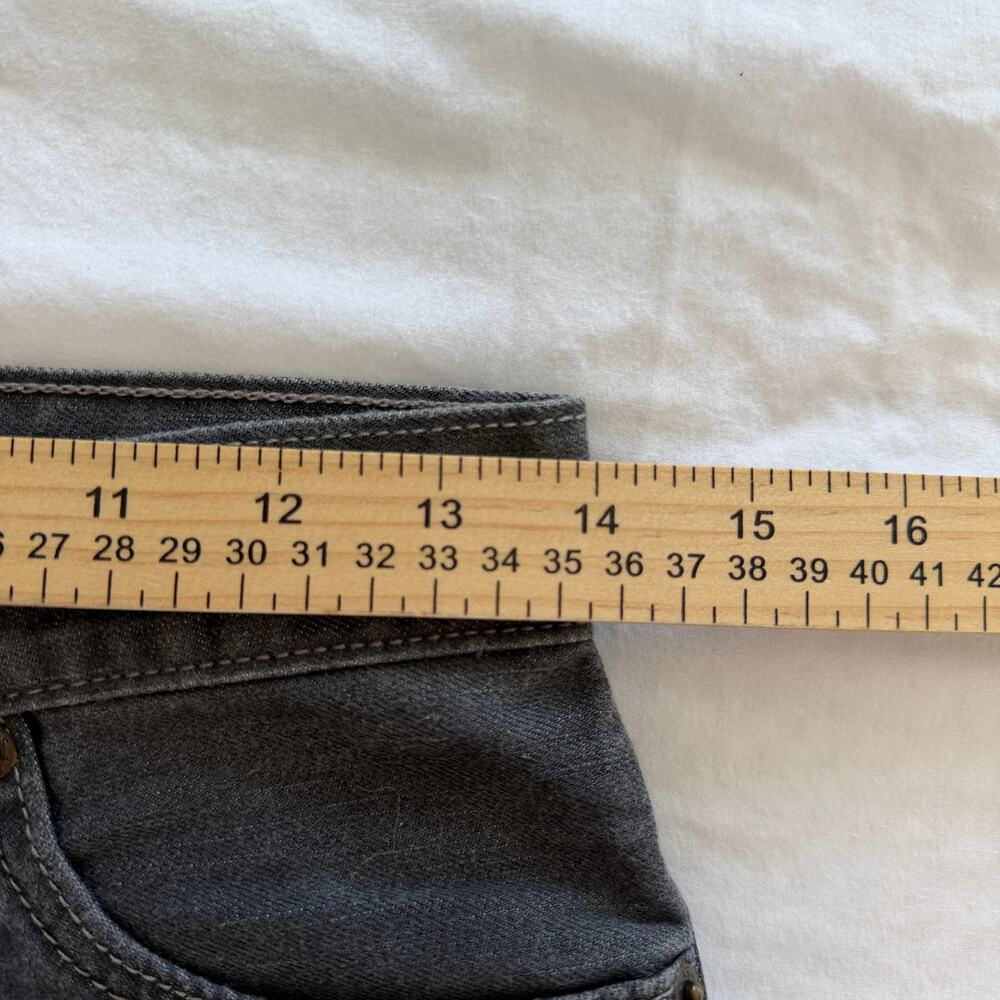 Levi's 514 Jeans Mens 28 x 30 Washed Black Droit Slim Straight Denim Dark Wash - Picture 5 of 11